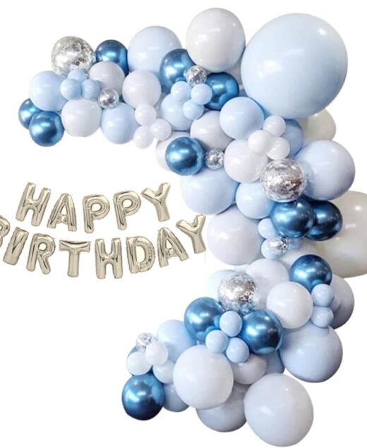 Set baloane si decoratiuni petrecere Happy Birthday, 761, 86 buc, Ropet