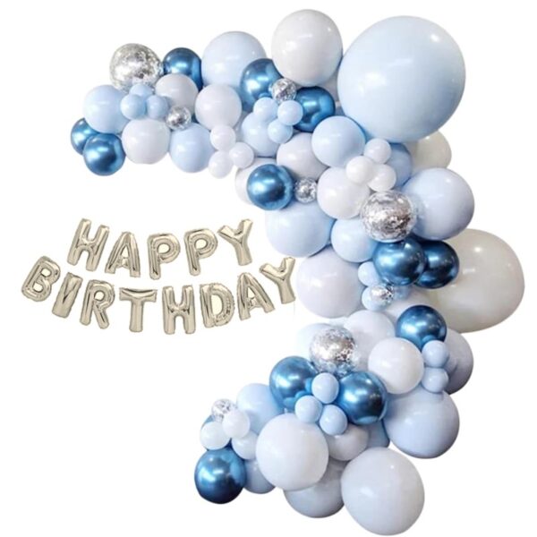 Set baloane si decoratiuni petrecere Happy Birthday, 761, 86 buc, Ropet