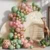 Set baloane si decoratiuni petrecere Happy Birthday, 749, 90 buc, Ropet - imagine 4
