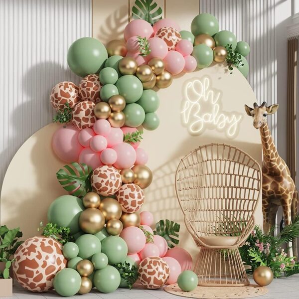 Set baloane si decoratiuni petrecere Happy Birthday, 749, 90 buc, Ropet - imagine 4
