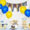 Set aranjament baloane pentru arcada, 150 buc, galben si albastru - imagine 7