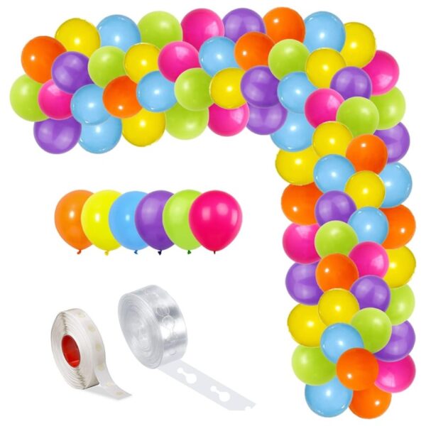 Set aranjament baloane pentru arcada, 150 buc, multicolor