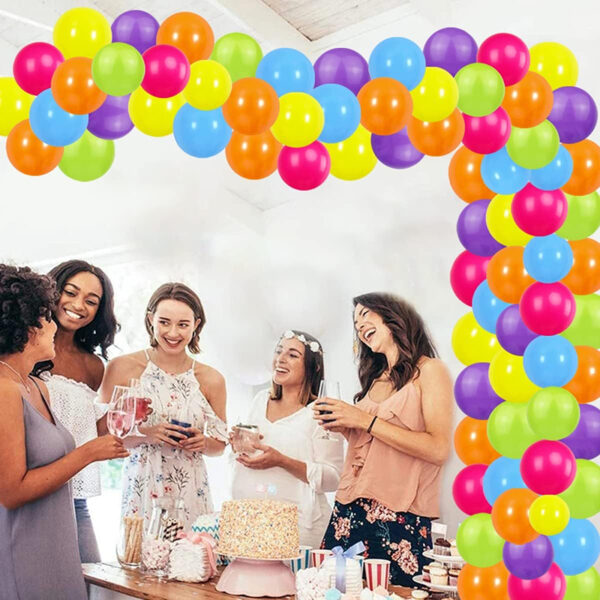Set aranjament baloane pentru arcada, 150 buc, multicolor - imagine 3