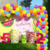 Set aranjament baloane pentru arcada, 150 buc, multicolor - imagine 4