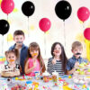 Set aranjament baloane pentru arcada, 150 buc, roz, negru si auriu - imagine 4