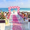 Set aranjament baloane pentru arcada, 150 buc, roz si alb - imagine 3