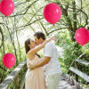 Set aranjament baloane pentru arcada, 150 buc, roz si alb - imagine 8