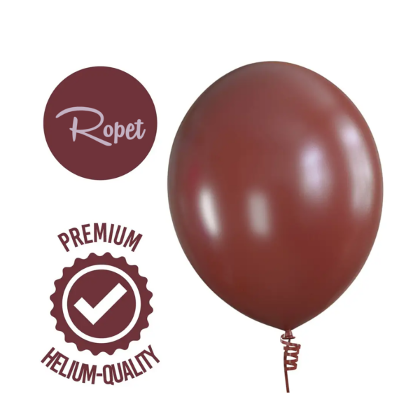Set 100 baloane latex, Maro, 30cm, Ropet - imagine 2