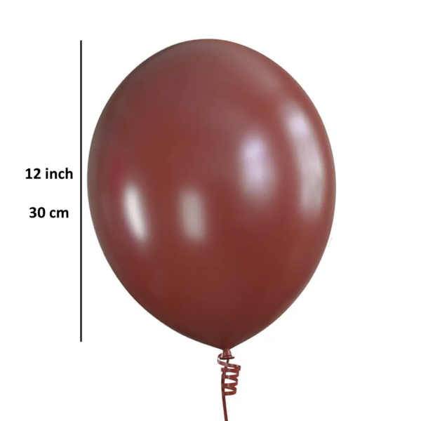 Set 100 baloane latex, Maro, 30cm, Ropet - imagine 3