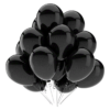 Set 100 baloane latex, Negru, 30cm, Ropet