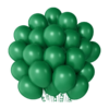 Set 100 baloane latex, Verde inchis, 30cm, Ropet