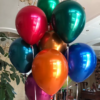 Set 10 baloane dublate, 2 straturi, multicolore chrome, Ropet - imagine 3
