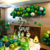 Set 10 baloane dublate, 2 straturi, multicolore chrome, Ropet - imagine 9