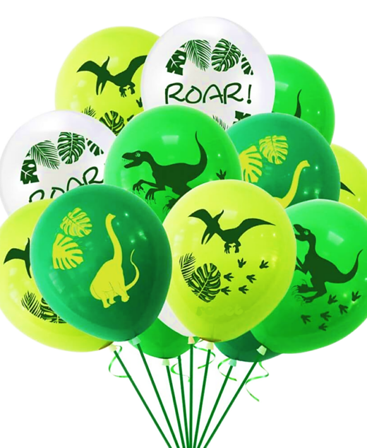 Set 28 baloane latex, imprimeu Dinozauri, 30cm, Ropet