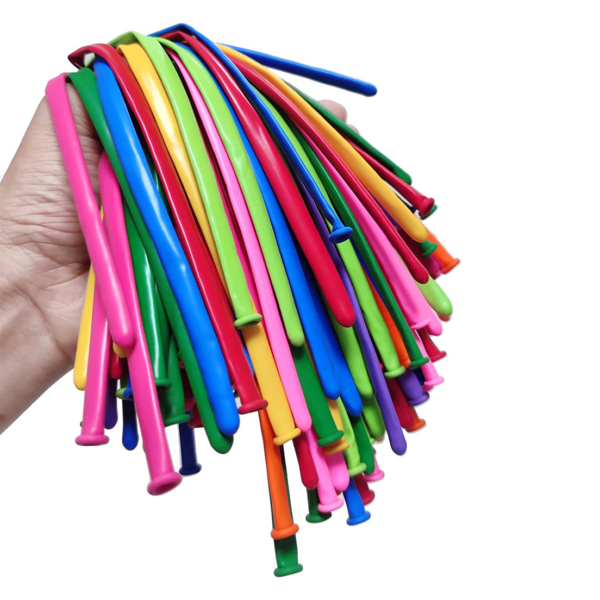 Set 100 baloane colorate pentru modelaj, latex, Ropet - imagine 3
