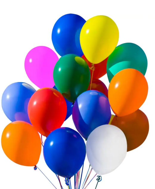 Set 50 baloane latex, Multicolor, 23cm, Ropet