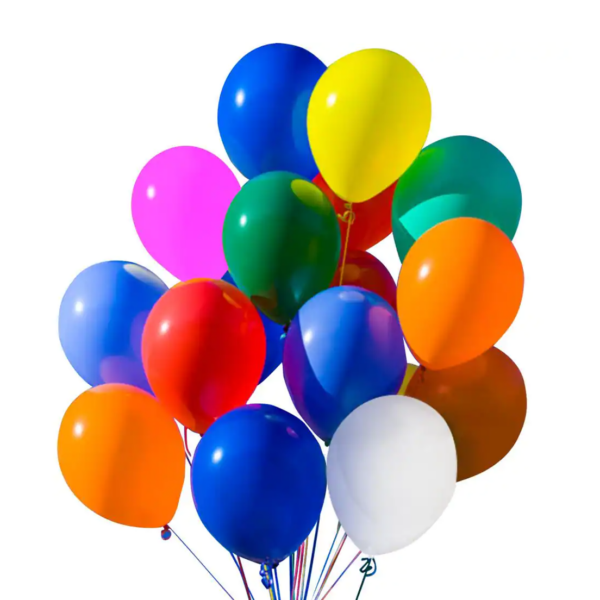 Set 100 baloane latex, Multicolor, 23cm, Ropet