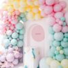Set 25 baloane latex, pastel, 25cm, Ropet - imagine 5