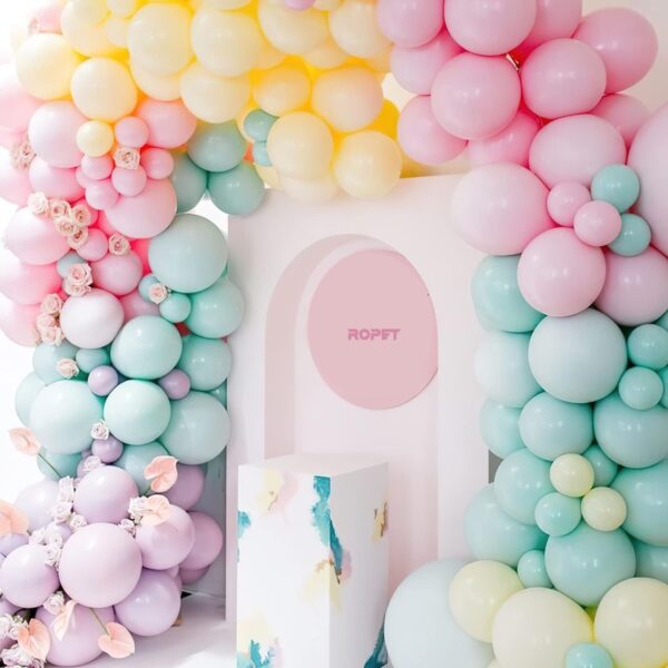 Set 10 baloane latex, pastel, 25cm, Ropet - imagine 5