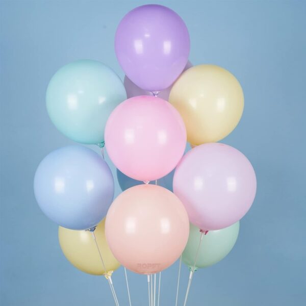 Set 10 baloane latex, pastel, 25cm, Ropet - imagine 7