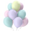 Set 25 baloane latex, pastel, 25cm, Ropet