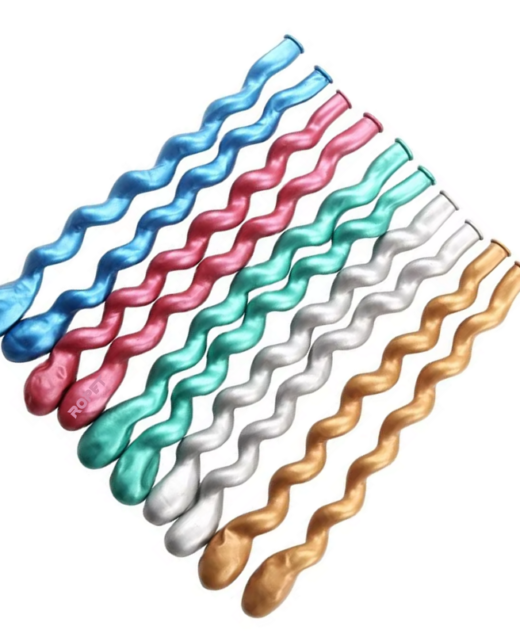 Set 10 baloane latex, Chrome, Sidefate, 100cm, Ropet