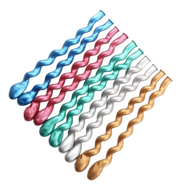 Set 100 baloane latex, Chrome, Sidefate, 100cm, Ropet