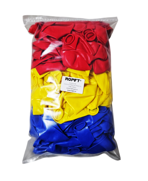 Set 30 baloane latex, Tricolor, Ziua Romaniei, 30cm