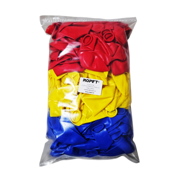 Set 90 baloane latex, Tricolor, Ziua Romaniei, 30cm