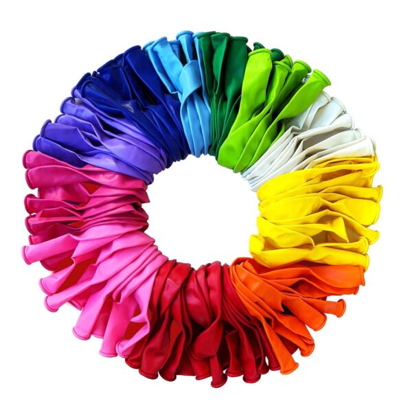 Set 200 baloane petrecere, Ropet, Latex, Multicolor