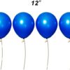 Set 100 baloane latex, Albastru, 30cm, Ropet - imagine 5