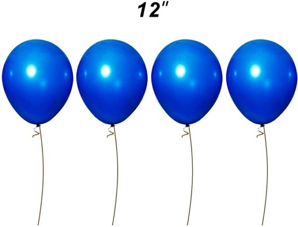 Set 100 baloane latex, Albastru, 30cm, Ropet - imagine 5