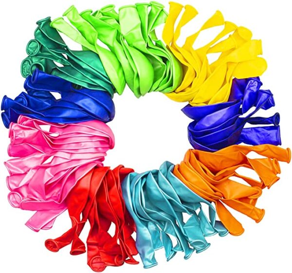 Set 50 baloane latex, Multicolor, 30cm, Ropet