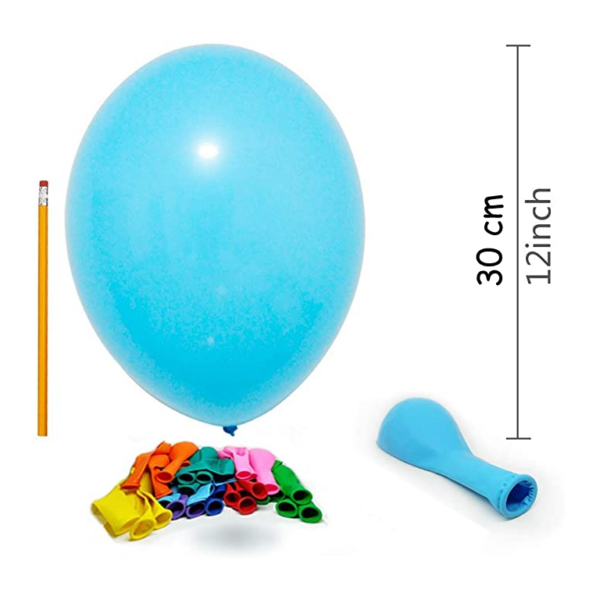 Set 50 baloane latex, Multicolor, 30cm, Ropet - imagine 3