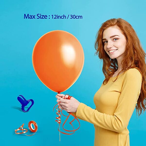 Set 100 baloane latex, Rose Gold, 30cm, Ropet - imagine 6