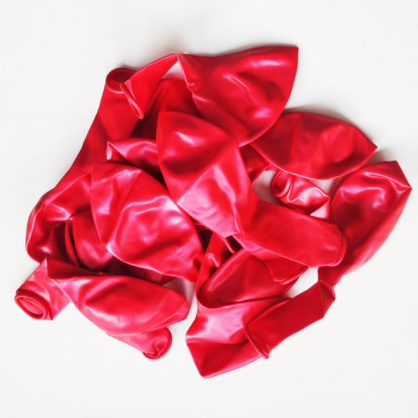 Set 25 baloane latex, Rosu, 30cm, Ropet - imagine 2