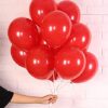Set 100 baloane latex, Rosu, 30cm, Ropet - imagine 5