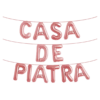 Baloane folie Casa de piatra, Rose Gold, 40cm