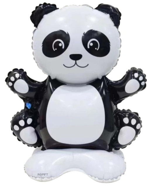 Balon folie cu suport, figurina Panda, 60 cm, Ropet
