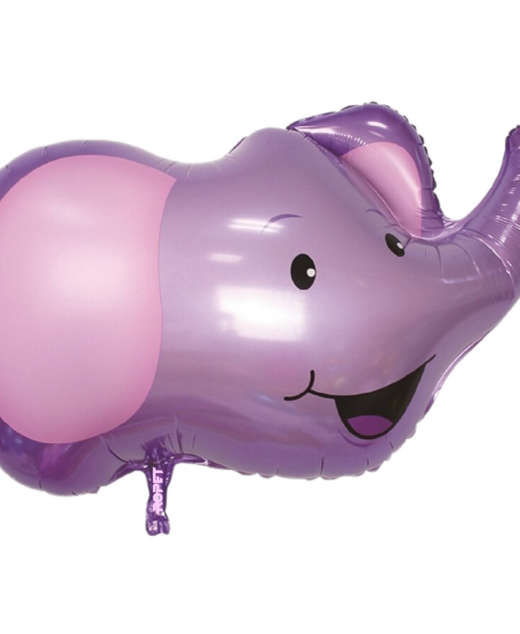 Balon folie, forma cap de elefant, 63.5cm, Ropet