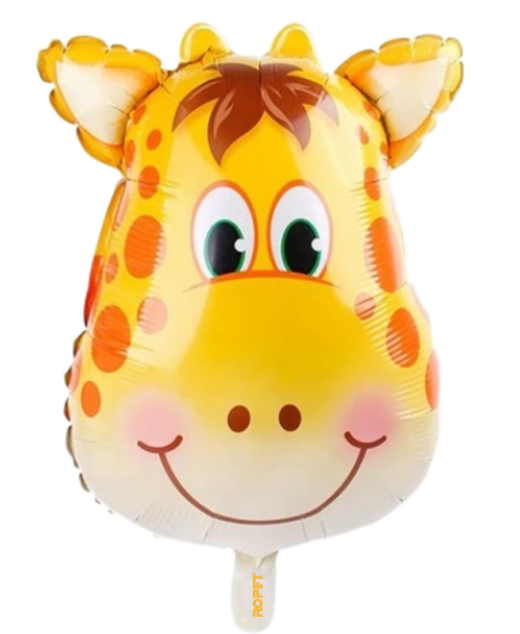 Balon folie, forma cap de girafa, 63.5cm, Ropet