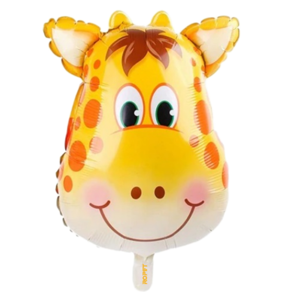Balon folie, forma cap de girafa, 63.5cm, Ropet