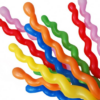 Set 100 baloane latex, Spirala, Colorate, 100cm, Ropet