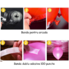 Set 2 bucati - Banda 100 puncte pentru lipit baloane si banda de 5m din plastic pentru arcada de baloane, Ropet - imagine 3