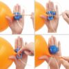 Set baloane pentru aranjamente tip arcada, Negru/Alb/Auriu, 103 piese, Ropet - imagine 4