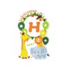 Banner Happy Birthday, Ghirlanda, 2.5m x 17cm, Tema Jungla, Ropet - imagine 2