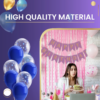 Banner Happy Birthday, Ghirlanda, 2.5m x 17cm, Mov, Ropet - imagine 3