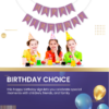 Banner Happy Birthday, Ghirlanda, 2.5m x 17cm, Mov, Ropet - imagine 5