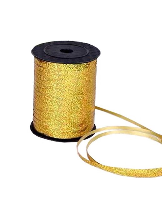 Rafie pentru baloane, Auriu, 5mm x 225m, Ropet