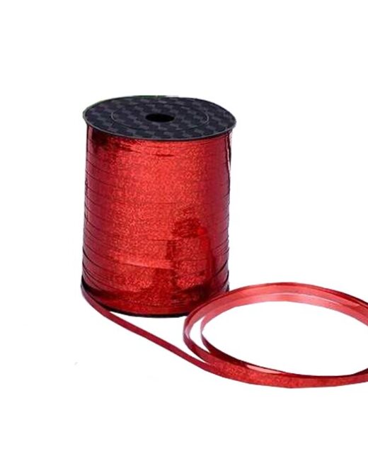 Rafie pentru baloane, Rosu, 5mm x 225m, Ropet